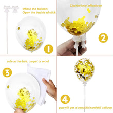 iZoeL Gold Cake Decoration Confetti Balloon Cake Topper Gold Happy Birthday Cake Topper Stars Heart Cupcake Topper for Women Man Boys Girls (gold)