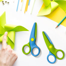 CCR Children Safety Scissors Set Preschool Toddler Scissors Kids Scissors for Arts & Crafts, Art Craft Child-Safe Scissors,Pack of 2