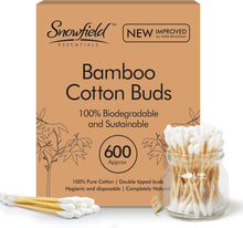 600PCS Bamboo Cotton Buds  Cotton Buds Biodegradable  Cotton Ear Buds for Ear Cleaning  Cotton Wool Buds for Makeup Application  Cotton Bud for Cotton Swabs Ear Sticks