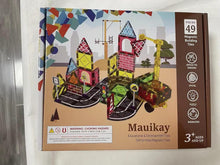 Magnetic Tiles Road Set Kids Toys, Magnetic City Construction Toys With Magnetic Crane for 3+ Year Old Boys Girls, Magnetic Blocks Building Toys STEM Toddlers Toys Magnetic Tiles for Kids Ages 3-5 4-8