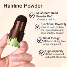 Hairline Powder Stick Hair Shadow Powder,Hair Root Powder Root Cover up,Waterproof Hair Shading Sponge,Used to Cover White Hair,Polish Hair and Sparse Hair.(Dark Brown)