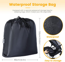 Orzbow Universal Footmuff for Pushchair,Winter Cosy Toes for Pram Liner,Waterproof Windproof Warm Polar Fleece Lined for Newborn Stroller (Black)