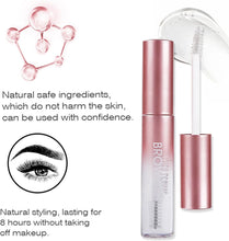 Natural Eyebrow Gel,Brow Gel Clear,Long Wearing Brow Gel,Sweat-Proof Brow Glue,Natural Eyebrow Setting Gel,Brows Eyebrow Styling Gel,Portable Eye Brow Glue With Blush,Quick Drying & Non Sticky