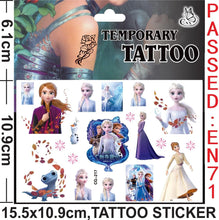 Frozen Tattoos Party Favor Set For Girls, Over 160 Temporary Tattoos Kids Princess Stickers (8 Frozen Temporary Tattoo Sheets)