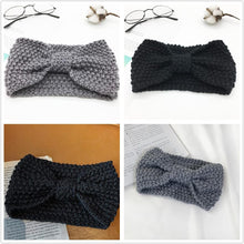 2 Pcs Winter Warm Crochet Headbands Knitted Turban Thick Cable Head Wraps Hair Bands for Women Girls Lady