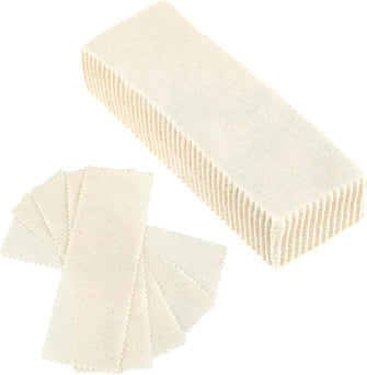 KALIONE 100 Pieces Natural Muslin Strips for Waxing, Facial Hair Wax Removal Strips for Women, 2.8 X 7.9 Inches Waxing Strips for Hair Removal, Pre-Cut Non-woven Wax Strips for Women Men