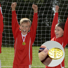 15 PCS Plastic Gold Winners Medals, Kids Children's Party Award Medals with Neck Ribbons for Party Festival Sports Competition Toys Prizes Awards