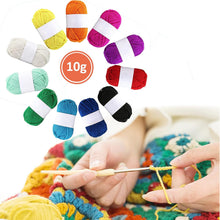 12 Pack Double Knitting Yarn Acrylic Wool Crochet Yarn for Small Yarn Projects Handcrafts 10g