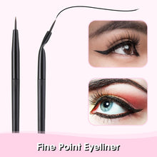 7 Pcs Eyeliner Brush Thin Angled Eyeliner Brush Precision Gel Eye Liner Makeup Brushes Set Professional Flat Eyeliner Brushes Angled Eyebrow Brush Eyeliner Tool for Eye Shadow Eyebrow Concealer Makeup