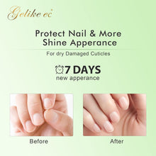 Gelike ec Organic Cuticle Nail Oil 15ml Vitamin B& E Essential Oil Moisturize with Convinient Dropper Design, Nail Cuticles Oils Treatment Damaged Dry for Nail Care Repair Growth (aloe vera)