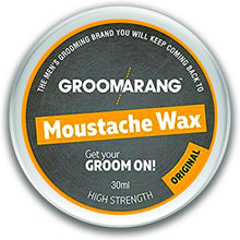 Groomarang Original Moustache Wax 30ml  Extra Strong Hold Styling Wax to Shape and Nourish Your Moustache and Beard  Gifts for Him