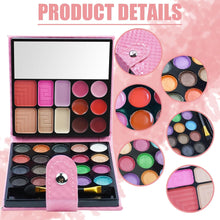 PhantomSky 32 Colours Eyeshadow Palette Makeup Contouring Kit Combination with Lipgloss, Blusher and Concealer 4 - Perfect for Professional and Daily Use