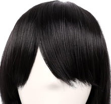 MapofBeauty 28" 70cm Long Curly Hair Ends Costume Cosplay Wig (Black)