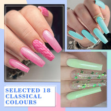 Lavender Violets 21 Pcs Gel Nail Polish Gift Set Frozen Sliver Diamond Gold Nude Pink Halloween Purple Blue Soak Off UV LED Starter Kit Base,Glossy n Matte Top Coat Manicure Varnish F986