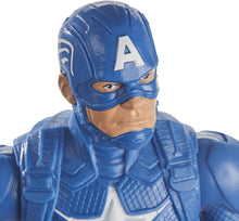 Marvel Avengers Titan Hero Series Captain America 12 Action Figure, Blue