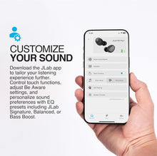 JLab Go Air Pop+ True Wireless Earbuds, In Ear Headphones, Bluetooth Earphones, 35H Playtime Ear Buds, Bluetooth Earbuds with Microphone, USB-C Charging Case, Dual Connect, EQ3 Sound, Black