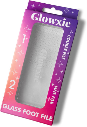 Glass Foot File by Glowxie  2 Files in 1 (Scub+Buff)  Dead Skin & Callus Remover  Long Lasting  Hypoallergic