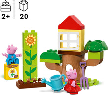 LEGO DUPLO Peppa Pig Garden and Tree House Toy, Includes 2 Figures, Educational Toddler Learning Toys for 2 Plus Year Old Girls & Boys, Birthday Gift Idea 10431