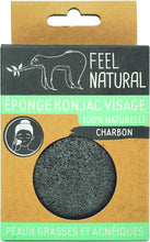 Konjac Face Sponge, Charcoal