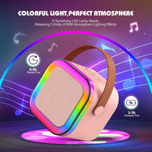 Dislocati Karaoke Machine 2 Microphones, Birthday Gifts for Girls Toys Age 3-15 Year Old Girls Gifts Kids Microphone Toys for 3-12 Year Old Girls Birthday Presents Christmas Xmas Gifts for Kids Toys