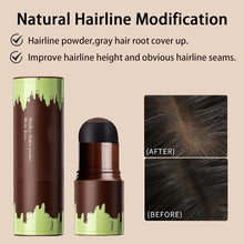 Hairline Powder Stick Hair Shadow Powder,Hair Root Powder Root Cover up,Waterproof Hair Shading Sponge,Used to Cover White Hair,Polish Hair and Sparse Hair.(Dark Brown)