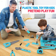 LOYO Kids Tool Set - 30Pcs Pretend Play Tool Toys with Kids Tool Belt, Electric Toy Drill, Construction Builder Toy Tool Box Kit Kids Boys Toys Gifts Age 3 4 5 6