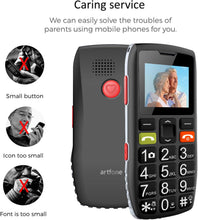 artfone C1 Big Button Mobile Phone for Elderly, SIM Free Senior Mobile Phones,Easy to Use Basic Mobile Phones With SOS Emergency...