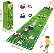 Lotvic Tabletop Game for Family Party, Tabletop Football Board Games, Tabletop Curling Game, Multifunction Table Shuffleboards, Family Indoor Interactive Game for Kids and Adults (Football)