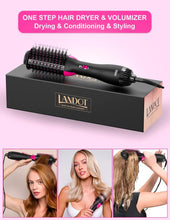 Hair Dryer Brush Blow Dryer Brush in One: Plus 2.0 One-Step Hot Air Stylers and Volumizer - Lightweight Hairdryer - 4 in 1 Hot Air Brush for Drying Straightening Curling Volumizing Hair