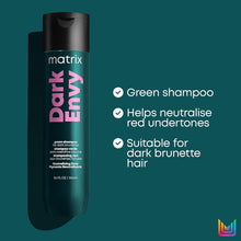 Matrix  Dark Envy  Green-Toning Shampoo to Correct Red Undertones on Dark Brunette Hair, Total Results