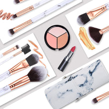 Makeup Brushes DUAIU Makeup Brush Set Professional 15-Piece Marble Make Up Brushes for Foundation Brush Powder Concealers and Eyeshadow Brush with Exquisite Marble Bucket Gift Box