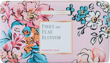 Heathcote & Ivory Florals Pinks and Pear Blossom Triple-Milled Scented Washing Soap Bar, 0.217 kg, FG2829