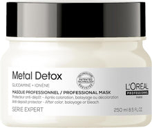 LOral Professionnel Metal Detox Hair Mask, Protects Coloured Hair From Damage, For Smooth, Strong & Shiny Looking Hair, Rich & Creamy Texture, Serie Expert, 250 ml