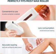 foreverLily Wax Heater for Hair Removal, Roll on Wax Warmer Depilatory Roll On Waxing Warmer Machine Hair Removal Wax Heater for Women Men New Upgrade Dual Heat-conducting Plates UK Plug(White)