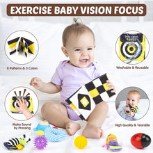 Joyreal 15 Pcs Sensory Toys for Babies, Newborn Baby Toys 0-6 Month, Rattles, Foil Blanket, Rainmaker, Scarves, Ribbons, Maracas, Baby Sensory Box for Autism ADHD, Baby Gifts for 6-12 Months
