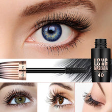 Mascara Black, 4d Silk Fiber Eyelash Mascara Waterproof, Longer & Thicker Lash, Extra Long Fiber Mascara and Thick, Long Lasting, Waterproof & Smudge-Proof (Black)