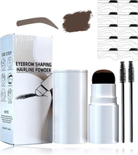 Eyebrow Stamp Stencil kit,Brow Lamination Kit,One Step Eyebrow Tint Brow Stamp Shaping Kit,Waterproof Adjustable Eyebrow Stamp Makeup Tools+10pcs Reusable Eyebrow Stencils,2 Eyebrow Brush-Dark Brown