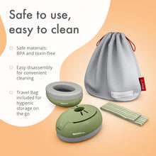 Alpine Muffy Baby Ear Defender for Babies and Toddlers up to 36 Months - CE & UKCA Certified - Noise Reduction Earmuffs - Comfortable Baby Headphones Against Hearing Damage & Improves Sleep - Green