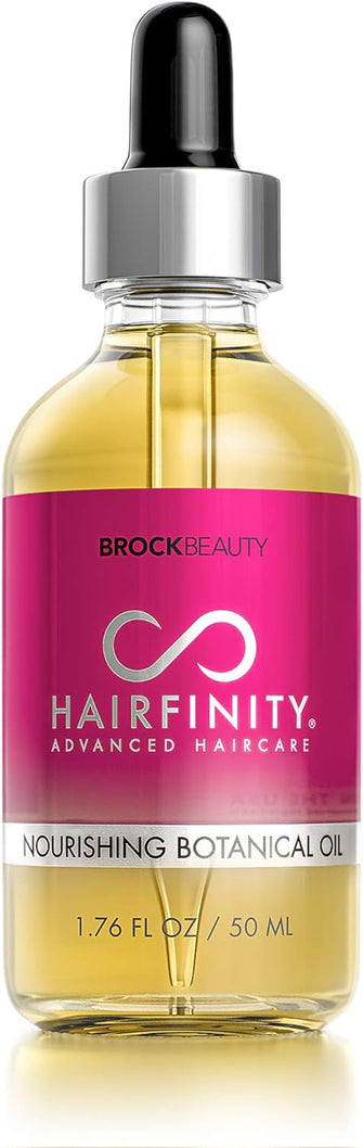 Hairfinity Botanical Hair Oil - Growth Treatment for Dry Damaged Hair and Scalp with Jojoba, Olive, Sweet Almond Oils and More - Silicone and Sulfate Free 1.76 oz