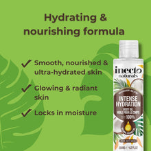 INECTO Naturals Very Smoothing Body Oil, Coconut 200ml. Post-Shower Moisturiser for Hydrating Body Care