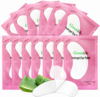 GreenLife 50 Pairs Eyelash Lash Extension Under Eye Patches Under Eye Gel Collagen Eye Pads Lint Patches