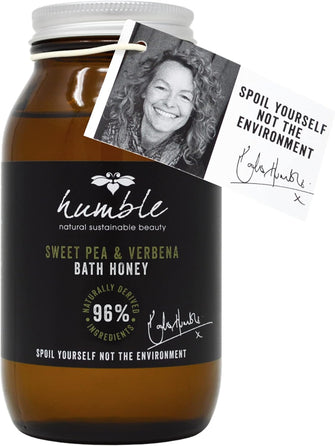 Humble Sweet Pea & Verbena Bath Honey (275ml) - Kate Humble products are carefully created so that you can spoil yourself without spoiling the environment. Cruelty Free.