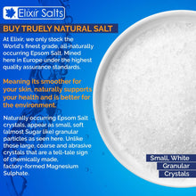 Elixir Gardens  EPSOM BATH SALT 20KG/100% MEDICAL/FCC FOOD GRADE MAGNESIUM SULPHATE HEPTAHYDRATE Supplied as 2 x 10kg