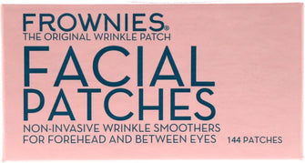 Frownies Anti-Wrinkle Patches for Forehead & Between Eyes. 144 Original Facial Wrinkle Smoothers. Prevent Wrinkles, Reverse signs of ageing Naturally