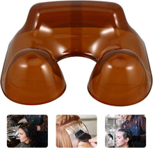 Lurrose Hair Washing Tray Portable Shampoo Basin Hairdressing Neck Shoulder Tray Perm Container for Home Salon Barbershop (Brown)