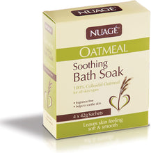 NuageOatmeal Soothing Bath Soak For Baby, Itchy, Dry Or Sensitive Skin Relief - 4 X 42G Sachets Pack Of 1