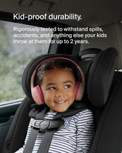 Belkin SoundForm Mini Kids Wireless Headphones with Built-In Microphone, 30H of Playback Time, & Fun Stickers - Over-Ear Headsets for Online Learning, School, Travel, iPhone, iPad, Galaxy - Pink