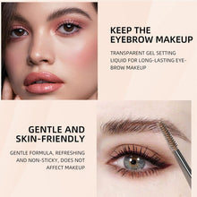 Brow Gel, Eyebrow Glue Instant Brow glue, Long Lasting Waterproof Brow Pomade Gel, Clear Sweat-Proof Smudgeproof Brow Fix Gel Natural Look Eyebrow Styling Repair Make-Up For Women Girl