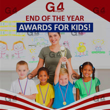 G4GADGET Strong Quality Set of Gold Plastic Winner Medals Necklaces Sports Day Awards Star Classroom kids awards