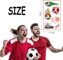 10 Sheets Football Temporary Tattoos for Kids,Waterproof Fake Tattoos,Kids Tattoo Stickers for Boys Girls Fans Children's Tattoo Stickers Birthday Loot Party Bag Filler Favors (Football Tattoos)